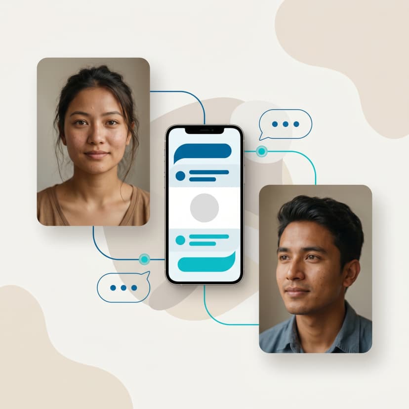 Therapist profile cards showing verified, matched therapists